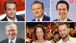 Wiens oberste Politiker (Bild: Reinhard Holl, Peter Tomschi, Martin Jöchl, Krone KREATIV)