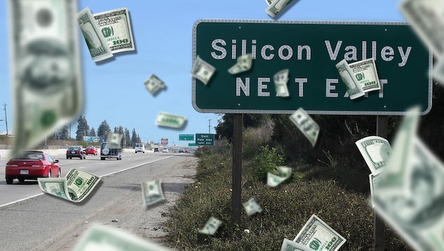 Zahlreiche Tech-Firmen im kalifornischen Silicon Valley locken mit attraktiven Gehältern. (Bild: stock.adobe.com, Krone KREATIV)