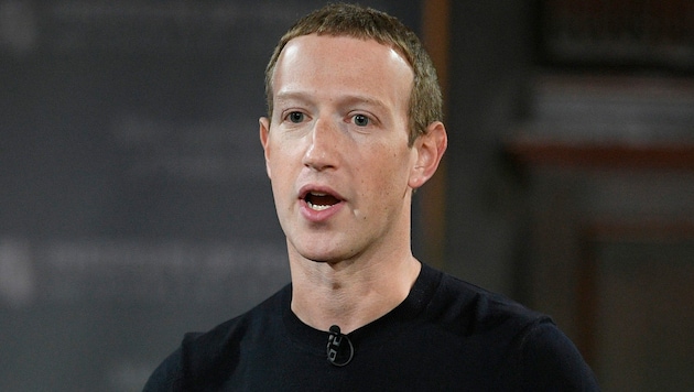 Meta-Gründer Mark Zuckerberg (Bild: AP)