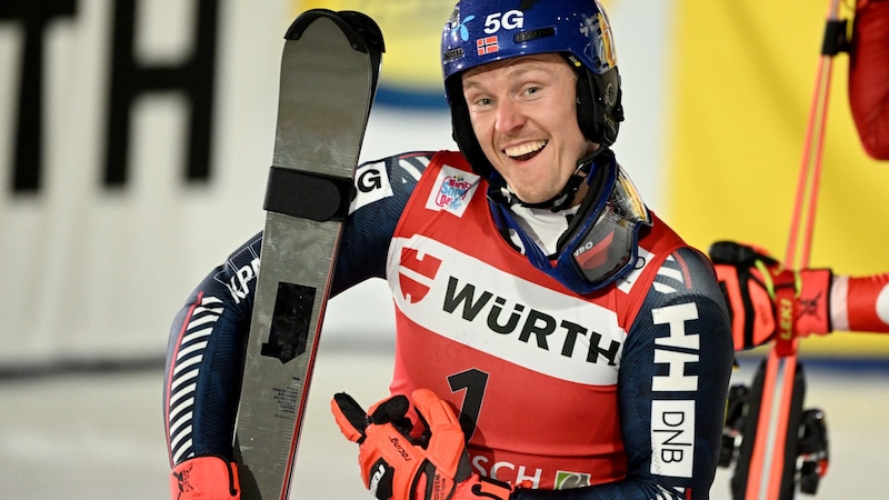 Henrik Kristoffersen (Bild: APA/dpa/Angelika Warmuth)