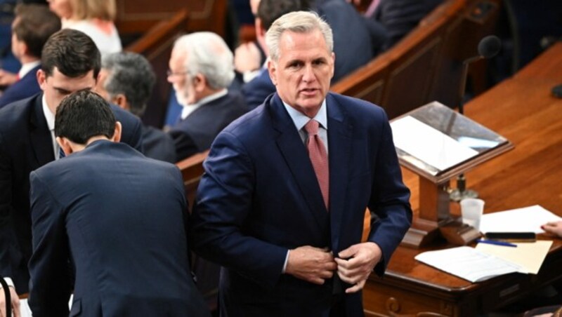 Der US-Republikaner Kevin McCarthy (Bild: APA/AFP/Mandel NGAN)