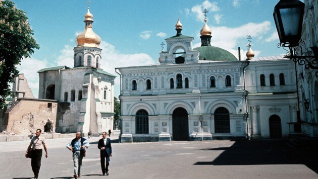Das Kiewer Höhlenkloster ist eines der ältesten orthodoxen Klöster und zählt seit 1990 zum Weltkulturerbe der UNESCO. (Bild: AFP)