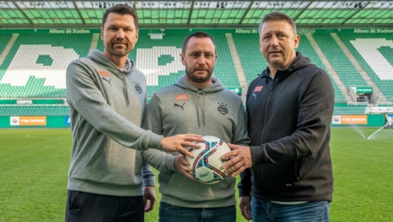 Markus Katzer, Steffen Hofmann und Zoran Barisic (Bild: GEPA)