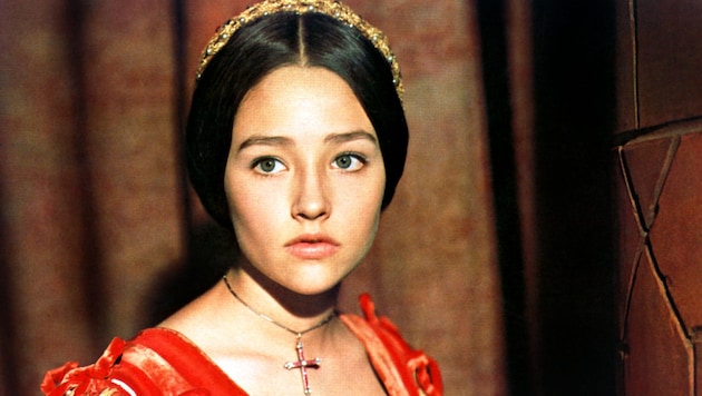 Olivia Hussey in the role of Juliet in "Romeo and Juliet" (Bild: Everett Collection / picturedesk.com)