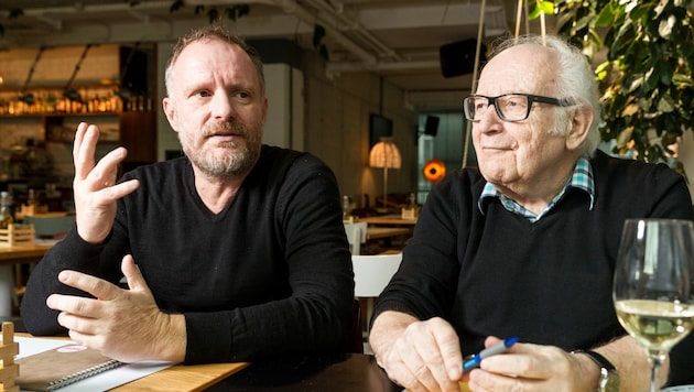 Christoph und Ernst Grissemann in Wien (Bild: Gilbert Novy / KURIER / picturedesk.com)