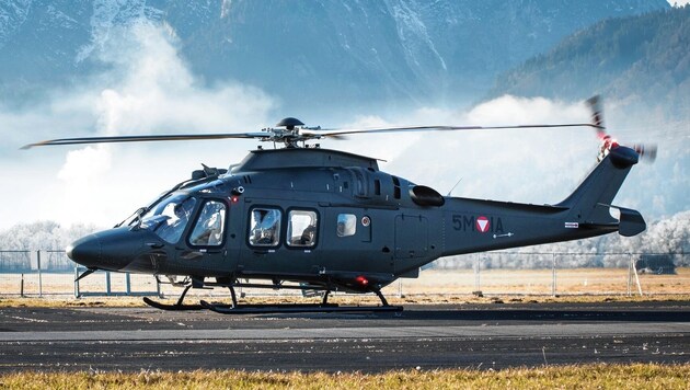 Der erste Leonardo-Hubschrauber ist in Aigen im Ennstal gelandet. (Bild: zVG)