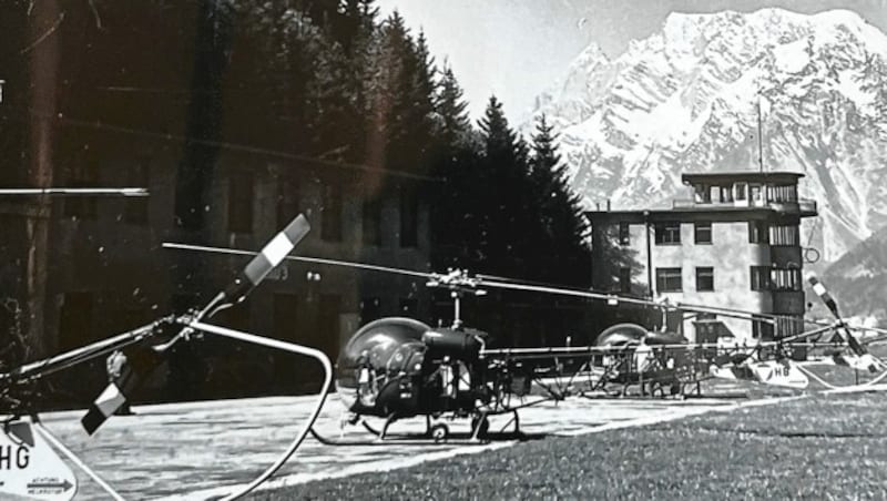 Mit den Bell-H13-Maschinen begann in den 1960ern der Höhenflug in Aigen (Bild: Tom Neffe)