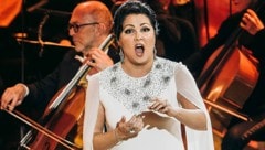 Anna Netrebko während eines Auftritts am 21. Februar 2020 in Metz (Bild: APA/AFP/Christoph DE BARRY)