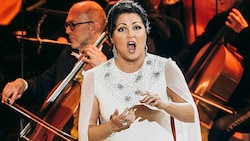 Anna Netrebko während eines Auftritts am 21. Februar 2020 in Metz (Bild: APA/AFP/Christoph DE BARRY)