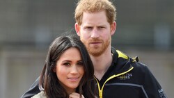 Prinz Harry und Herzogin Meghan Markle nehmen am 6. April 2018 an den Testläufen des britischen Teams für die Invictus Games Sydney 2018 im University of Bath Sports Training Village in Bath, Großbritannien, teil. (Bild: www.PPS.at)