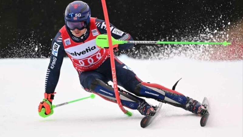 Henrik Kristoffersen (Bild: APA/AFP/Fabrice COFFRINI)