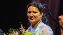 Der russische Opernstar Anna Netrebko während der Schlossfestspiele in Regensburg. (Bild: APA/dpa/Armin Weigel)