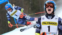 Großer Jubel bei Mikaela Shiffrin (Bild: GEPA )