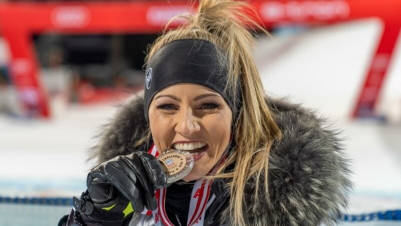 Heute Abend steht in Flachau wieder die Star Challenge an. Hermann Maier übernimmt heuer die Schirmherrschaft des Charityrace. Melissa Naschenweng hofft, dass sie mit ihrem Idol im Team fahren darf. (Bild: Scharinger Daniel)