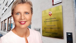 Verena Ennemoser wird neue Präsidentin des steirischen Landesverwaltungsgerichts. (Bild: Sepp Pail, Foto Fischer, Krone KREATIV)