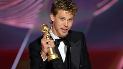 Austin Butler wurde als bester Drama-Hauptdarsteller mit einem Golden Globe ausgezeichnet. (Bild: APA/Rich Polk/NBC via AP)