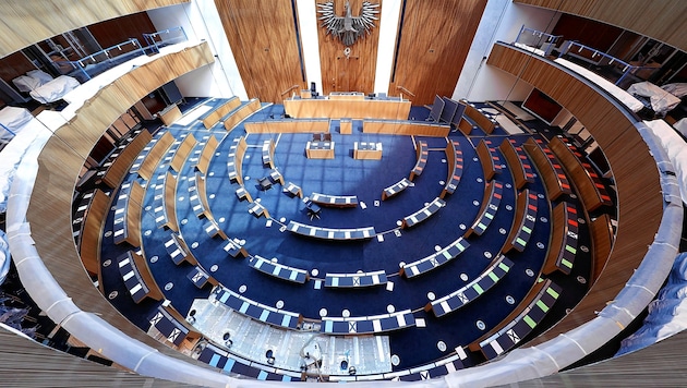 Großer Sitzungssaal des Nationalrats (Bild: Holl Reinhard)