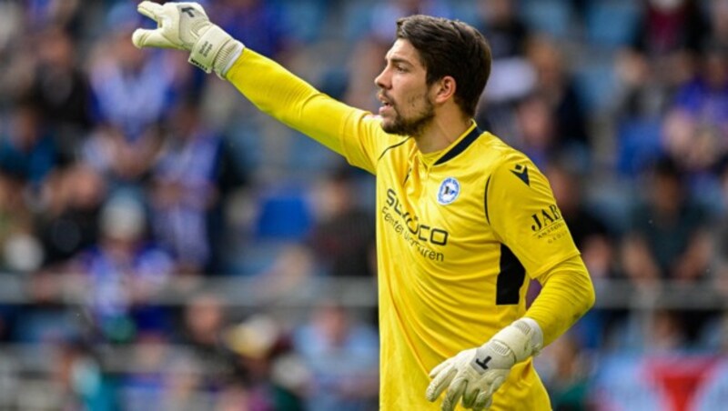 Der FC Bayern buhlt um die Dienste von ManCitys Ersatzgoalie Stefan Ortega, hier noch im Dress von Arminia Bielefeld, als neue Nummer 1. (Bild: AFP or licensors)