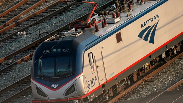 Ein Amtrak-Zug in den USA (Bild: Stefani Reynolds/AFP)