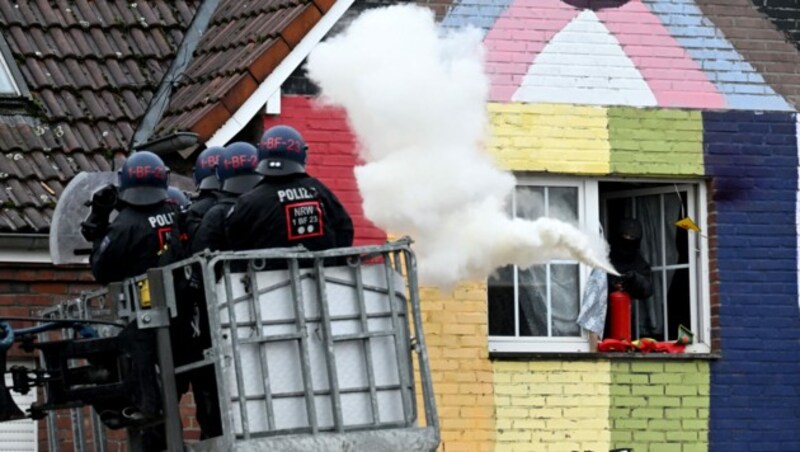 Protest in Lützerath (Bild: Ina Fassbender/AFP)