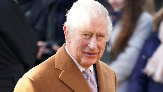 König Charles wird   (Bild: APA/Joe Giddens/PA via AP)