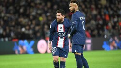 Lionel Messi (li.) sagte den Saudis ab. Kommt nun Neymar? (Bild: APA/AFP/Bertrand GUAY)