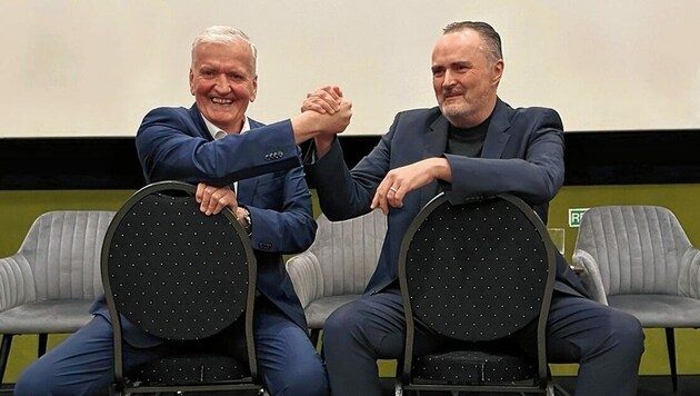 Freundschaft: Franz Schnabl und Hans Peter Doskozil (Bild: SPÖ Niederösterreich)