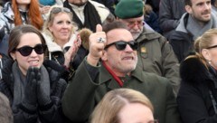 Arnold Schwarzenegger, hier im Jahr 2020, ist Stammgast beim Hahnenkamm-Rennen. (Bild: Felix Hörhager / dpa / picturedesk.com)