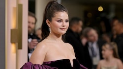 Selena Gomez besucht die 80. Golden Globe Awards im Beverly Hilton am 10. Jänner 2023 in Beverly Hills, Kalifornien. (Bild: APA/Amy Sussman/Getty Images/AFP)