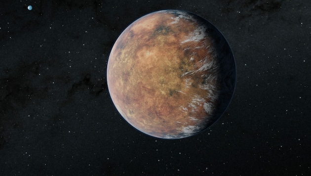 Künstlerische Darstellung: So etwa könnte der mit dem NASA-Weltraumteleskop TESS entdeckte Exoplanet TOI 700e aussehen. (Bild: NASA/JPL)