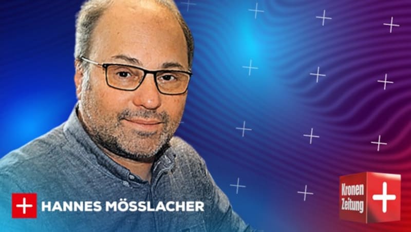 Kärntens „Krone“-Chefredakteur Hannes Mösslacher analysiert die aktuelle Kärntner Themen. (Bild: Krone KREATIV)