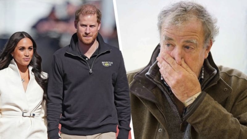 Clarkson hatte unter anderem geschrieben, er hasse Meghan und träume davon, dass die 41-Jährige nackt durch britische Städte getrieben und von einer Menge mit Exkrementen beworfen werde. (Bild: www.pps.at, Krone KREATIV)