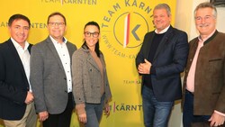 Das Team Kärnten bei der Listenpräsentation vor der Landtagswahl (Bild: Rojsek-Wiedergut Uta)