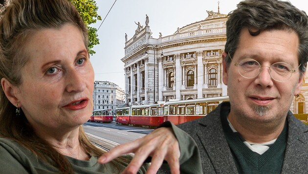 Elfriede Jelinek und Franzobel zählen zu den Unterzeichnerinnen und Unterzeichnern des Offenen Briefes. (Bild: ©JFL Photography - stock.adobe.com Arne Dedert/dpa, (c) dpa - Bildfunk, APA/ROLAND SCHLAGER, Krone KREATIV)