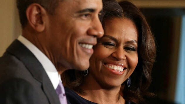 Barack und Michelle Obama im Jahr 2015 (Bild: APA/Getty Images via AFP/GETTY IMAGES/CHIP SOMODEVILLA)
