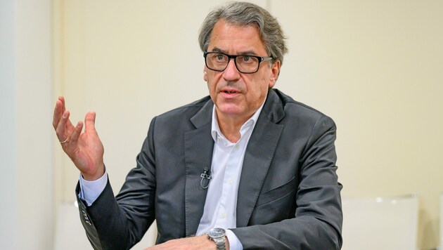 „Die Rahmenbedingungen sind berechenbarer geworden“, sagt Stefan Pierer, Präsident der Industriellenvereinigung Oberösterreich. (Bild: IV OÖ/Wolfgang Simlinger)