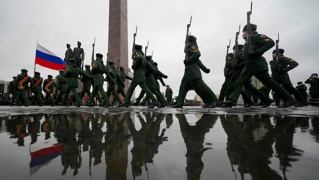 Soldaten der russischen Armee (Bild: The Associated Press)