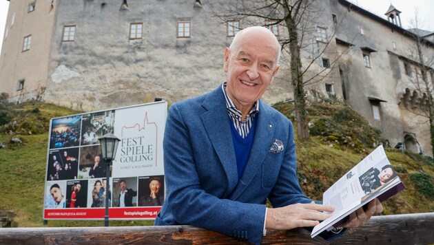 Obmann Hermann Döllerer engagierte für die kommenden Festspiele viele neue Künstler (Bild: Tschepp Markus)