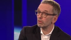 FPÖ-Chef Herbert Kickl im „ZiB 2“-Interview am Mittwochabend (Bild: Screenshot ORF-TVthek)