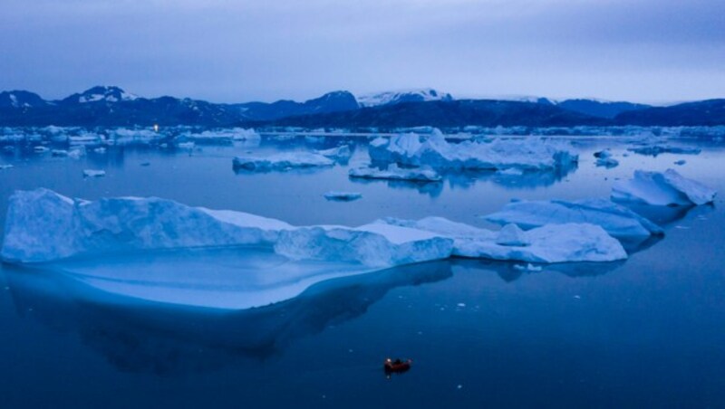 In den Höhenlagen des grönländischen Eisschilds war das erste Jahrzehnt des 21. Jahrhunderts das wärmste bisher analysierte seit rund 1.000 Jahren. (Bild: AP)