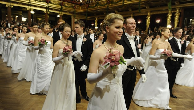 Philharmonic Ball (archive photo), one of the most beautiful balls in Vienna (Bild: APA/HERBERT PFARRHOFER)