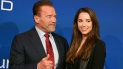 Arnold Schwarzenegger mit seiner Tochter Christina (Bild: APA/BARBARA GINDL)