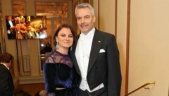 Bundeskanzler Karl Nehammer und Gattin Katharina feierten beim 80. Philharmonikerball ihr Ball-Debüt. (Bild: Starpix/ Alexander TUMA)