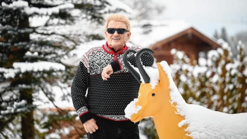 Auch Volkslied-Gigant Heino kehrt zurück nach Kitzbühel nach dem tragischen Verlust seiner Hannelore.  (Bild: Markus Wenzel)