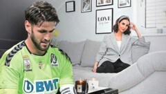 Sila Sahin hatte ohne ihren „Mister Right“ Probleme: Am Flughafen München wurde der Promi-Ehefrau des Ried-Goalies zuerst die Ausreise verweigert. (Bild: Daniel Scharinger, Sepp Pail)