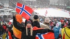 Norwegen-Fans konnten jubeln. (Bild: Wenzel Markus)