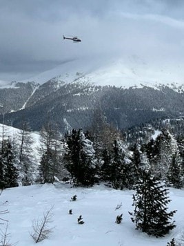 Polizei- und Rettungshubschrauber waren im Einsatz. (Bild: Bergrettung Radenthein)