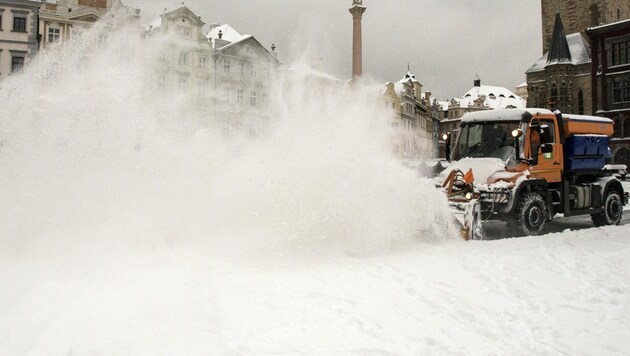 Wintereinbruch in Tschechien (Archivbild) (Bild: AFP)