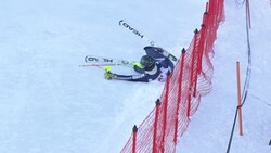 Atle Lie McGrath scheidet in Kitzbühel früh aus. (Bild: Screenshot ORF)