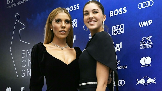 Victoria Swarovski mit Schwester Paulina Swarovski (Bild: APA/HANS KLAUS TECHT)